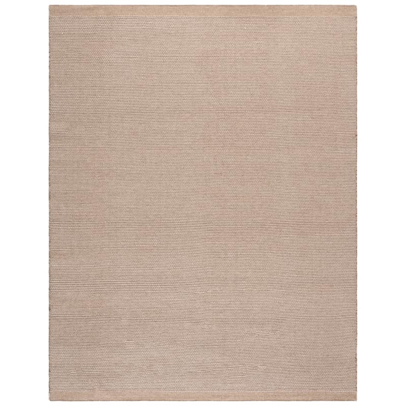 SAFAVIEH Handmade Vermont Afie Wool Rug - 8' x 10' - Beige/Brown