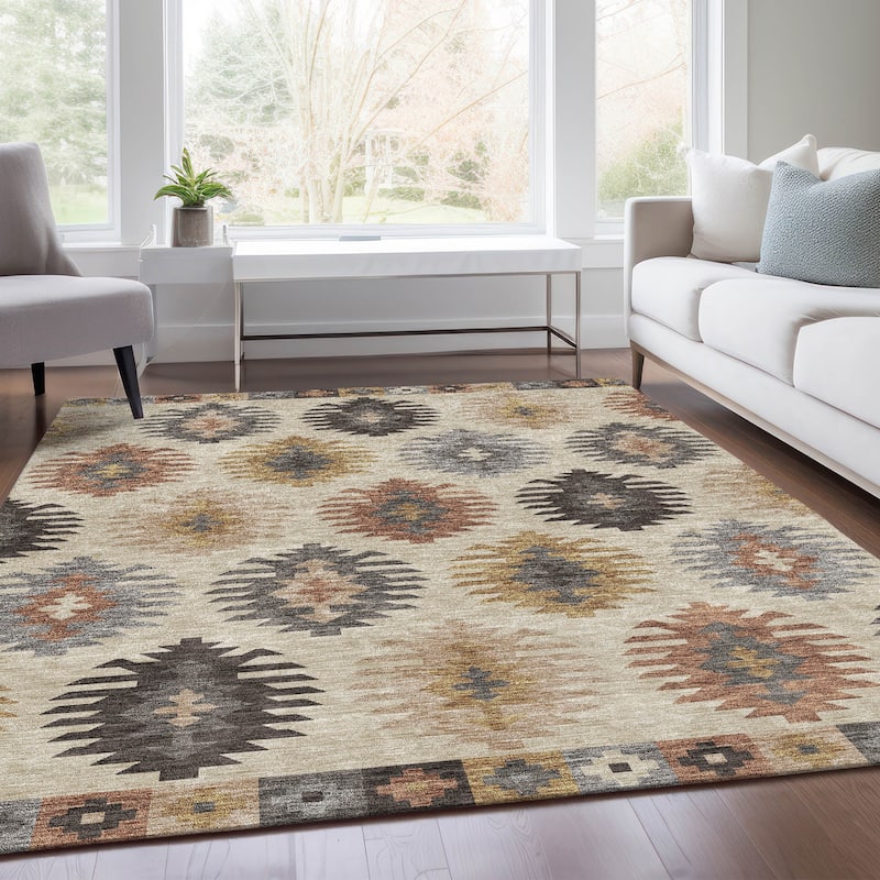 Premium Washable Super Soft Southwest Global Mayfield Rug