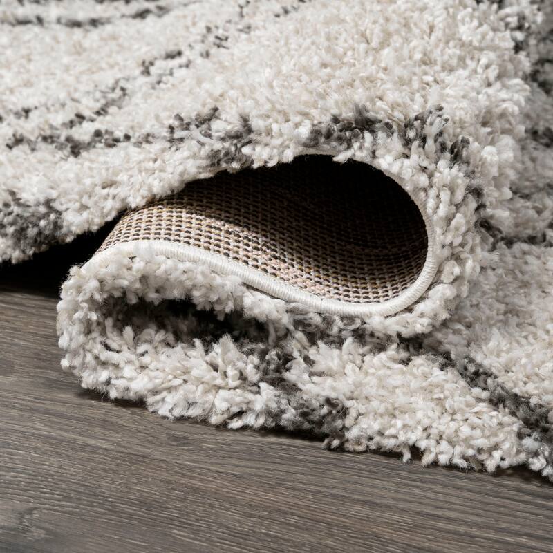JONATHAN Y Algaida Diamond Trellis Shag Area Rug