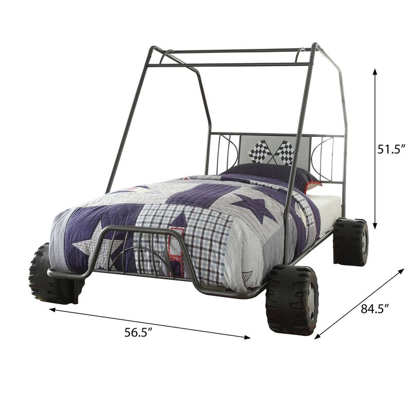 Joshua Tree Twin Metal Bed Go Kart Design