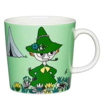 Moomin by Arabia Mug 10oz Snufkin Green