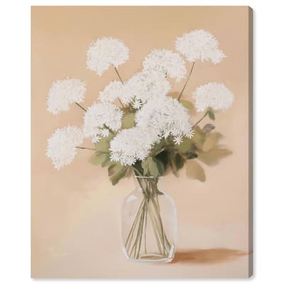 Lace in a Vase I Canvas by Art Remedy, Gallery Wrapped