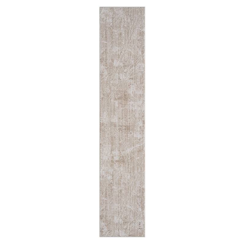 Sevita Lancaster Beige Abstract Area Rug