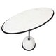 preview thumbnail 7 of 5, Uttermost Morro White Marble Side Table - 24.25"W x 10.5"D x 23.25"H