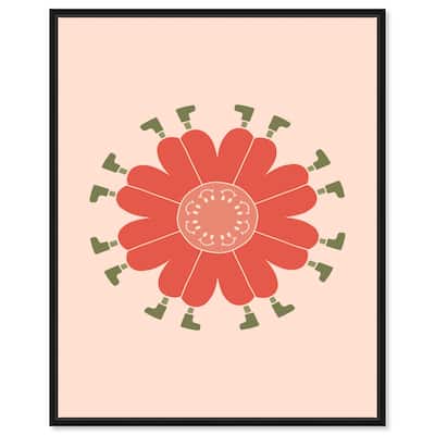 Walk in Floral Canvas by Art Remedy