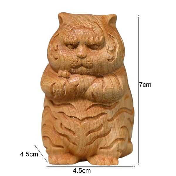 Tiger Ornament Realistic WearResistant Small Size Chinese Zodiac Year