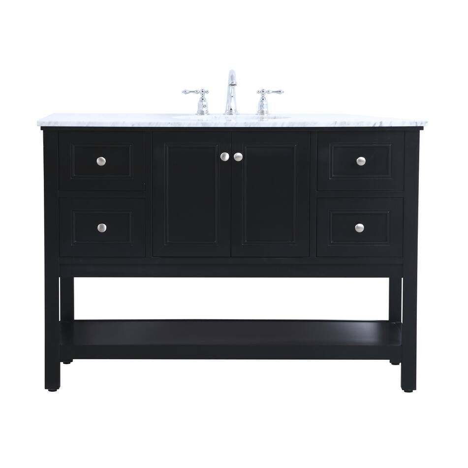 48 in. single bathroom vanity set