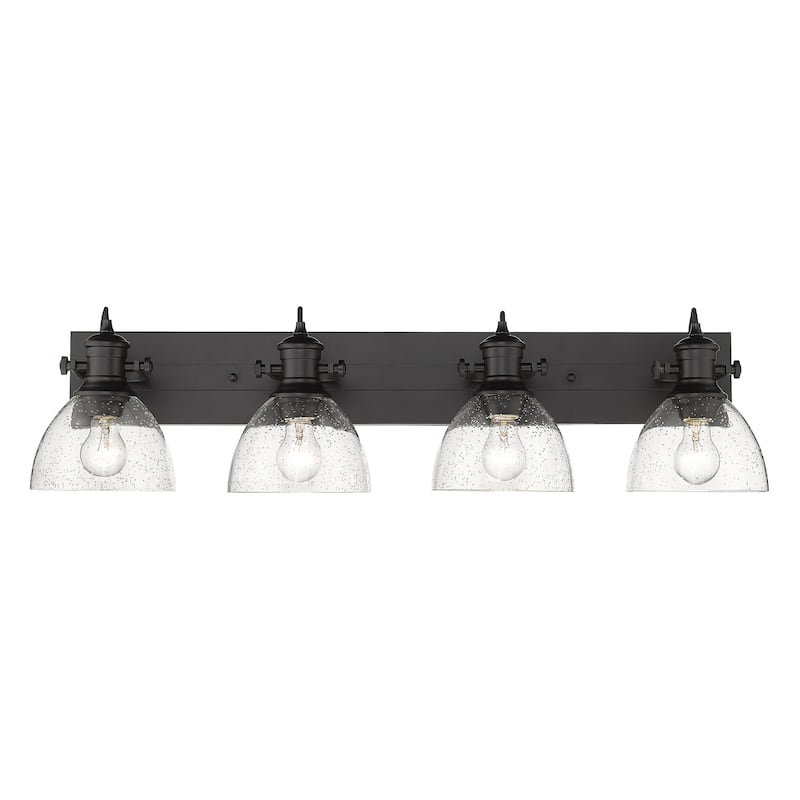 Hines BLK 4 Light Bath Vanity - Matte Black