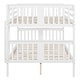 preview thumbnail 14 of 36, Full Over Full Bunk Bed with Ladder, Solid Wood Bunk Bed Frame with Safety Guardrail for Teens/Adults, Convertible into Two Beds