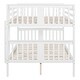 preview thumbnail 13 of 36, Solid Pine Full Size Bunk Bed with Ladder, Headboard and Footboard, for Bedroom or Guest Room
