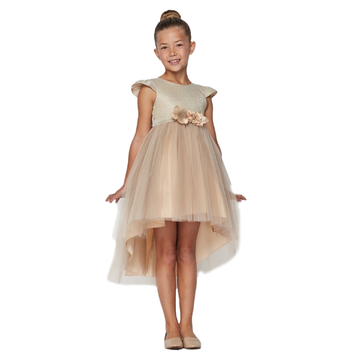champagne glitter dress