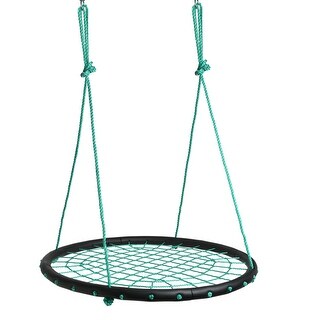 Children Web Swing Playground Platform Net Swing Rope Detachable 1M 40inch Diameter - S