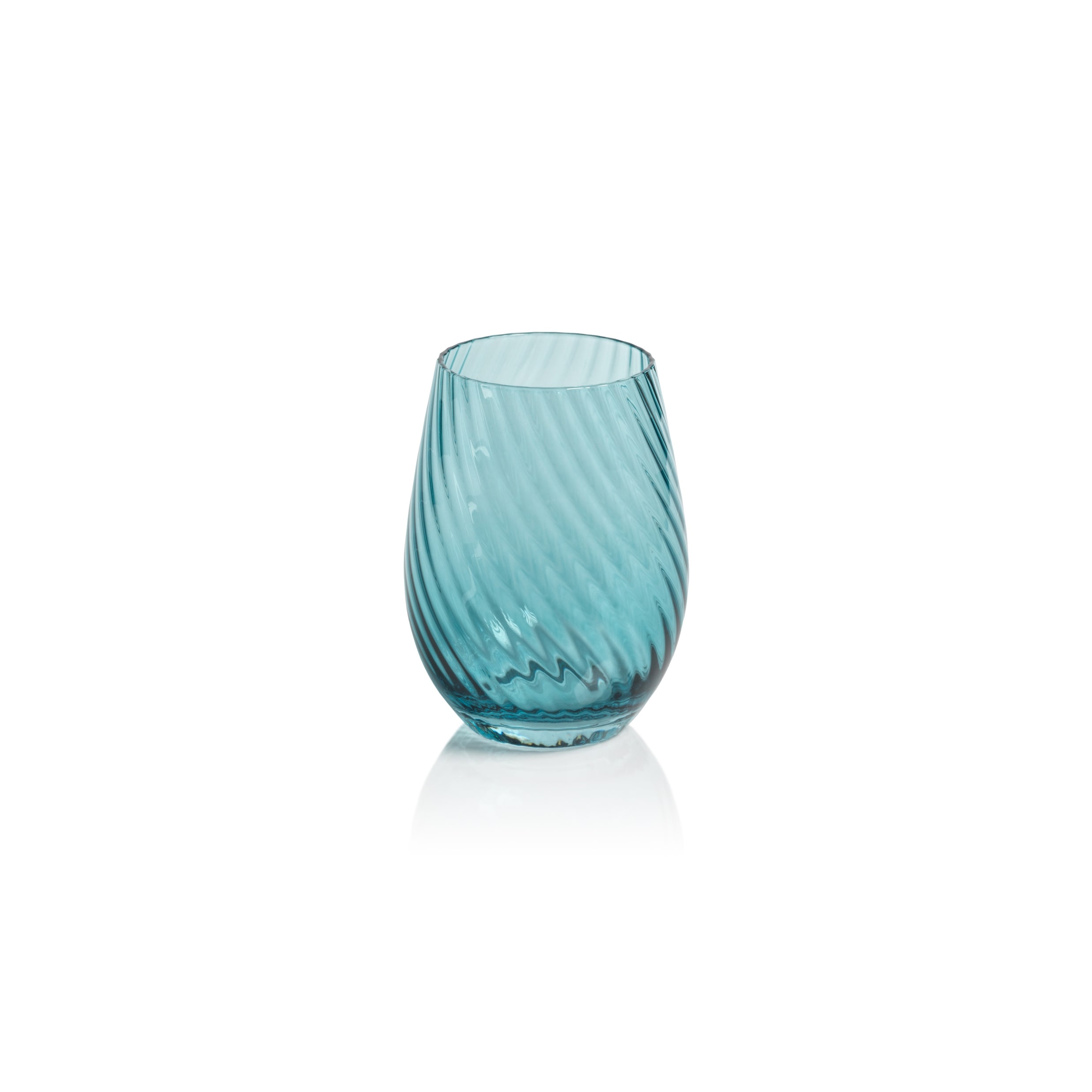 Swirl Stemless Wine Glass