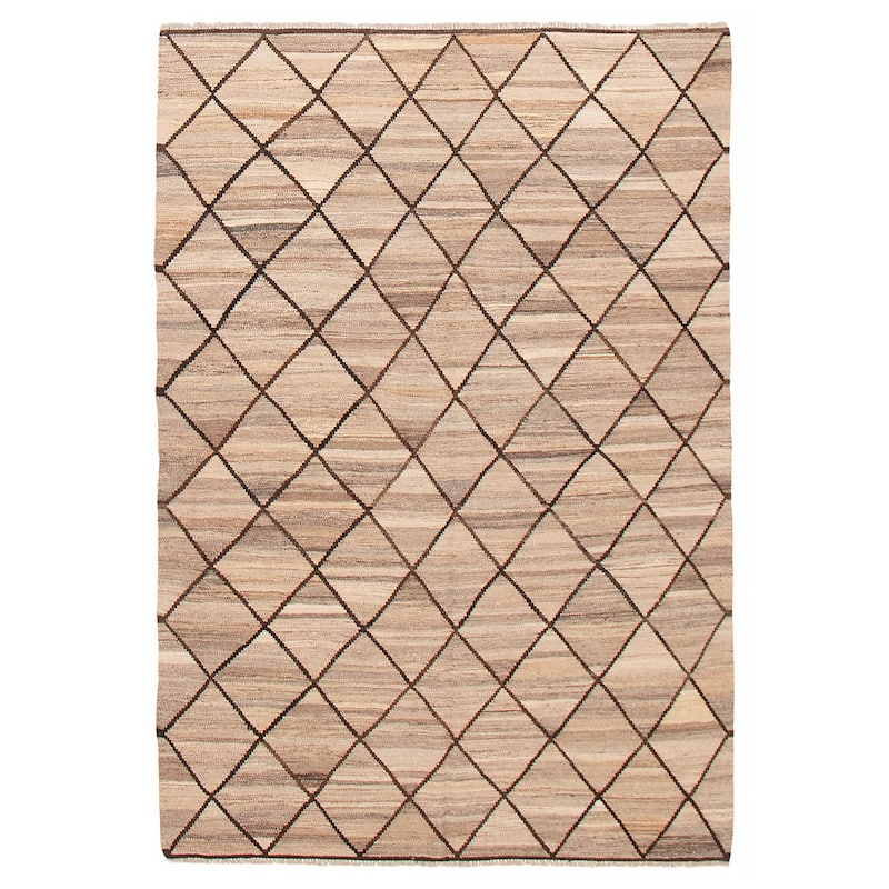 Sivas Taupe Kilim 5'9" x 8'0" - 5'9 x 8'0 - Taupe - 5'9 x 8'0