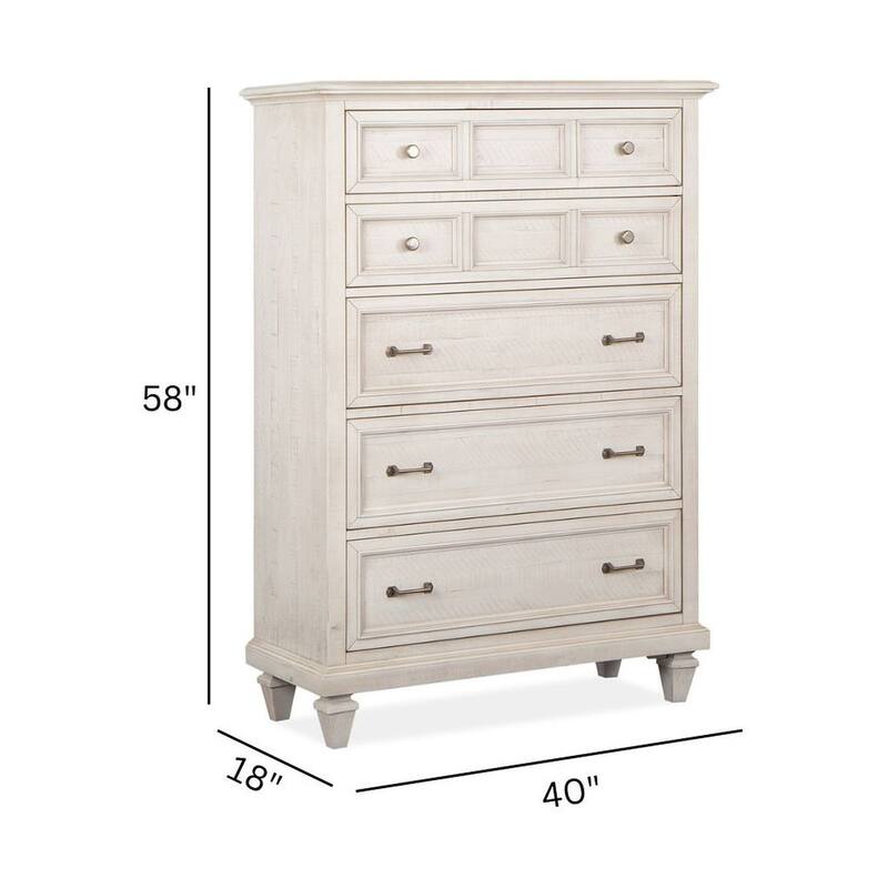 Magnussen Home Newport Alabaster Drawer Chest