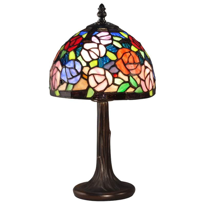 Carnation Tiffany Accent Table Lamp