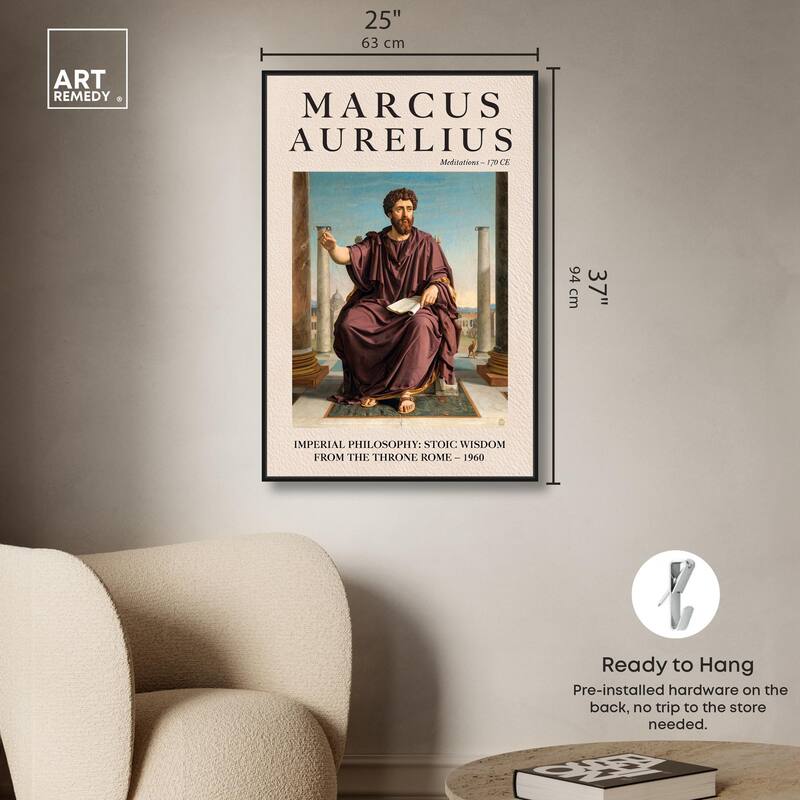 Emperor in Thought Canvas by Art Remedy