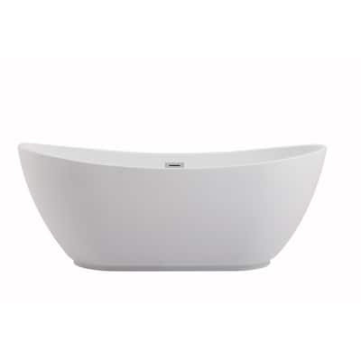 Irsa Soaking Bathtub in Glossy White