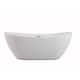 Option Glossy White with Chrome Trim