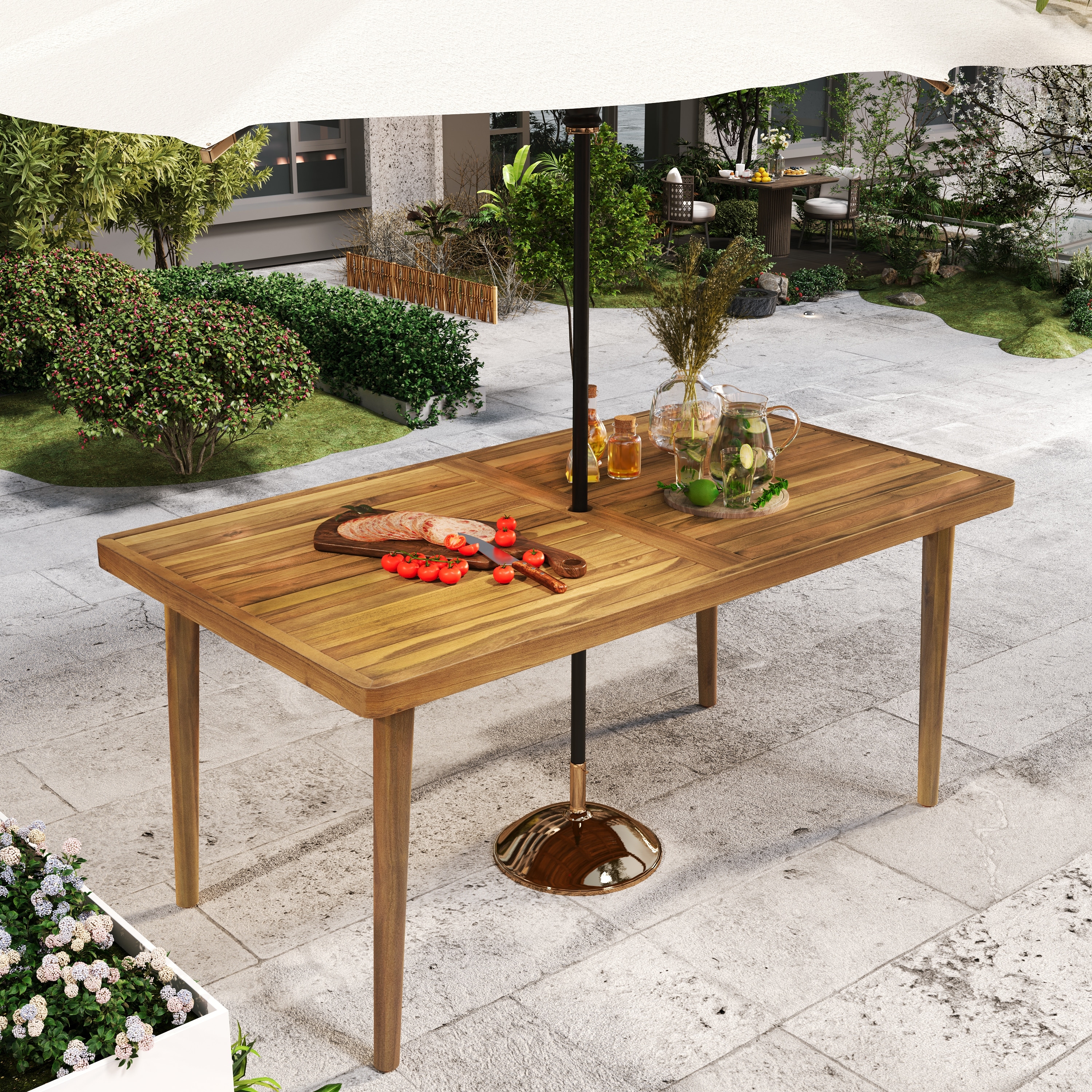 Christopher Knight Home - Liam Acacia Outdoor Dining Table