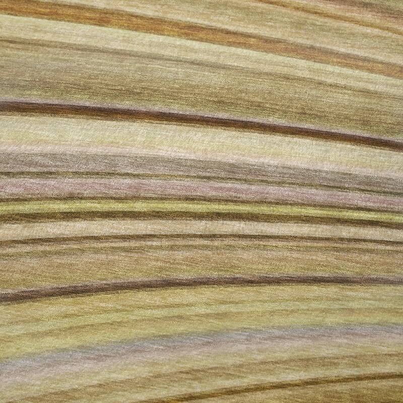 Premium Machine Washable Contemporary Stripe Sherpa Throw Blanket