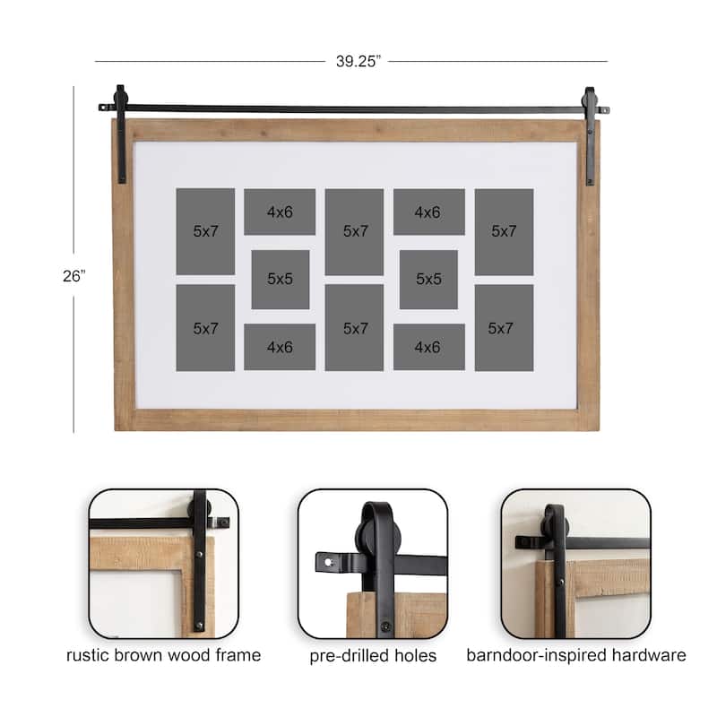 Kate and Laurel Cates Wood Picture Frame