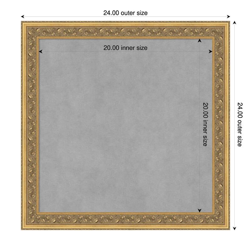 Amanti Art Carter Dark Gold Framed - 24 x 24 in