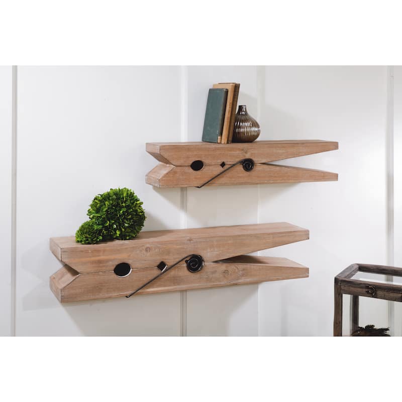 Decorative Wood Wall Shelf