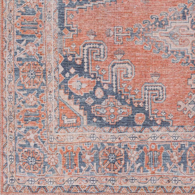 Livabliss Colin Traditional Washable Area Rug.