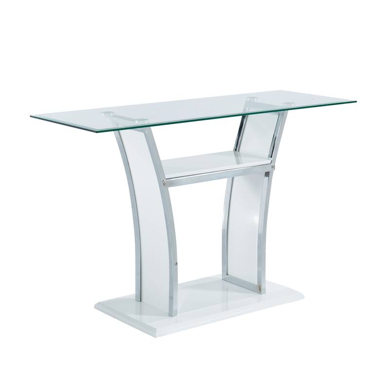 Bofi Modern 48-inch Metal 2-Shelf Sofa Table by Furniture of America