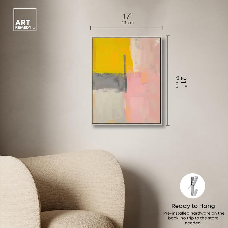 Tangerine Blush II Canvas by Art Remedy