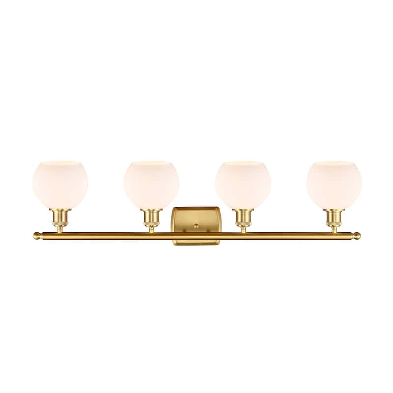 Innovations Lighting Athens - 4 Light 36" Bath Vanity Light - 6" Shade