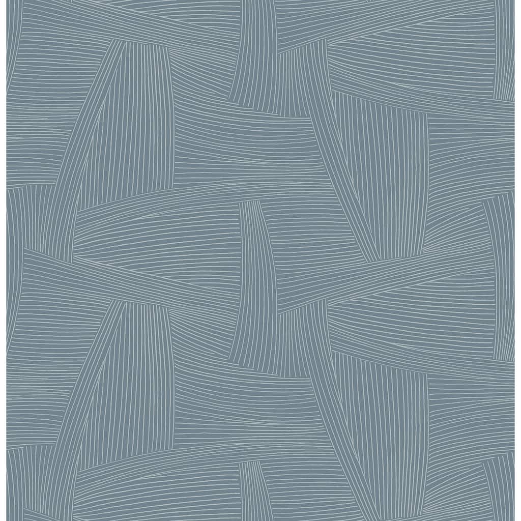 A-Street Prints Reid Sky Blue Woven Geometric Wallpaper