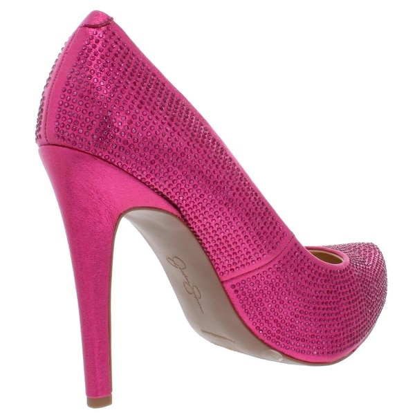 jessica simpson purple pumps