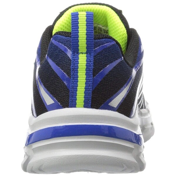 skechers boys nitrate memory foam trainers black