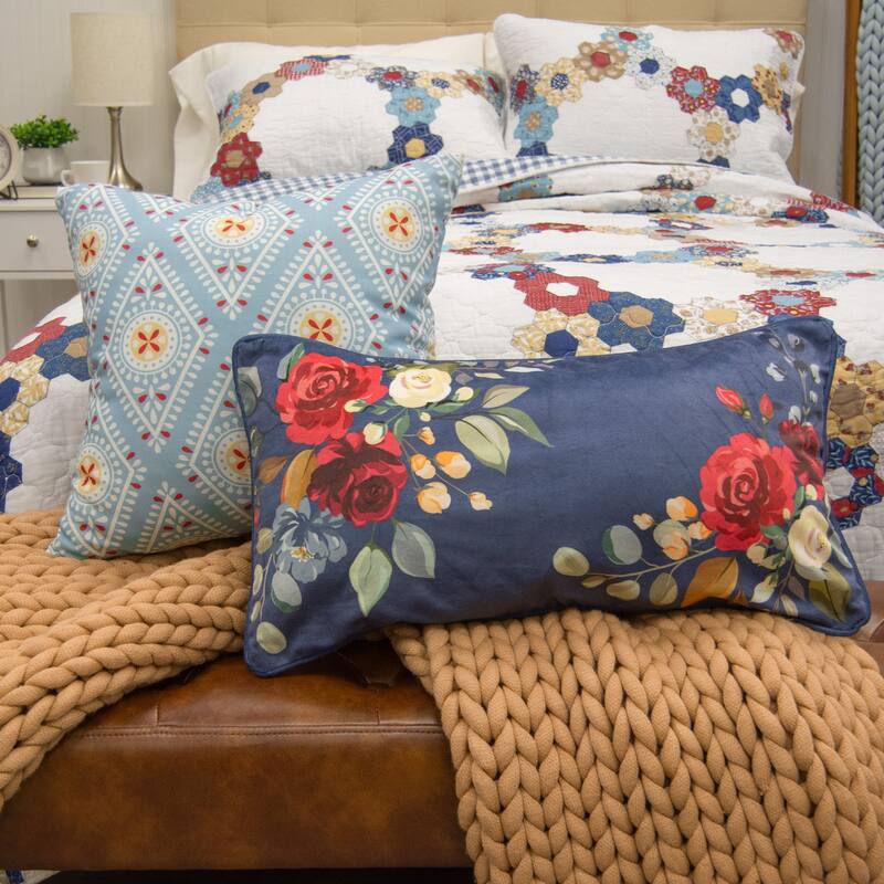 Donna Sharp Prairie 2 PC Decorative Pillow Set - Polyester - Set of 2 - Accent