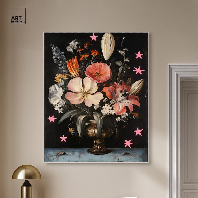 TANY's Floral Universe I Canvas by Art Remedy