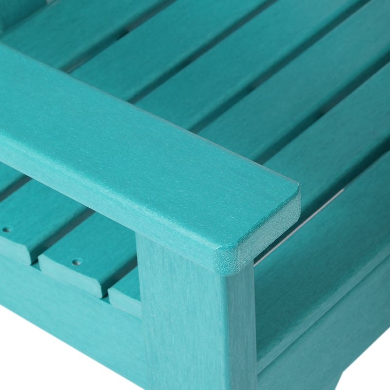Polytrends Laguna HDPE Outdoor Dining Garden Arm Chair