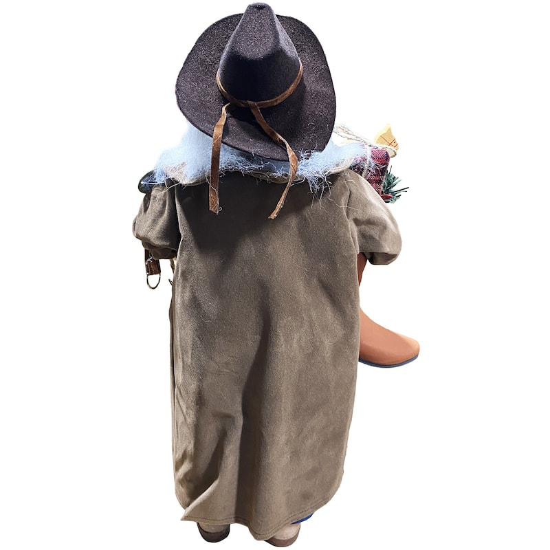 20 inch Cowboy with Leather Boot - brown
