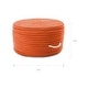 preview thumbnail 2 of 9, Textured Solid Color Round Pouf/Ottoman