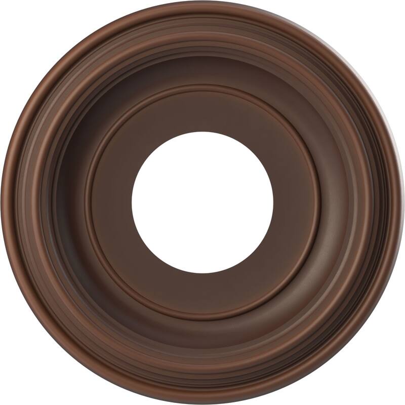 3 1/2" Inside Diameter - Traditional Thermoformed PVC Ceiling Medallion