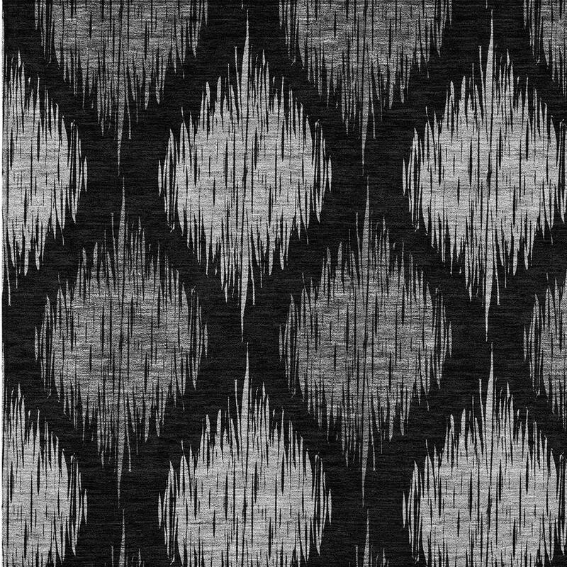 HomeRoots Ikat Transitional Rectangle Outdoor Rug