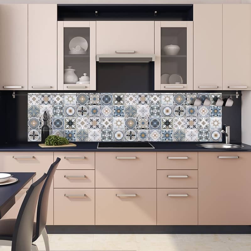 Crearreda Grey Clementine Peel & Stick Backsplash