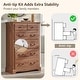 preview thumbnail 12 of 23, Vintage 6 Drawers Wood Dresser Chests, Rustic Dressers Chset Organizer