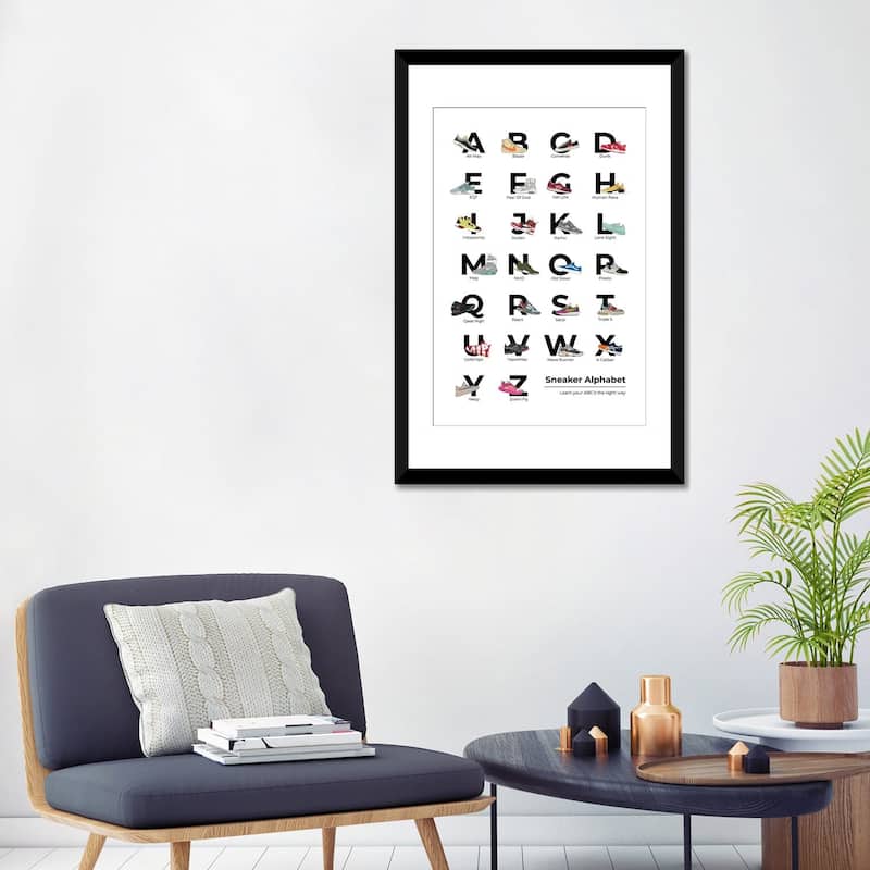 iCanvas "Sneaker Alphabet" by avesix