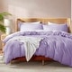 preview thumbnail 161 of 175, Nestl Ultra Soft Double Brushed Microfiber Duvet Cover Set with Button Closure Lavender - California King
