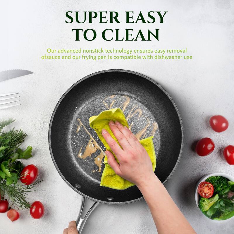 Granitestone Armor Max 12'' Ultra Durable Nonstick Fry Pan with Stay Cool Handle