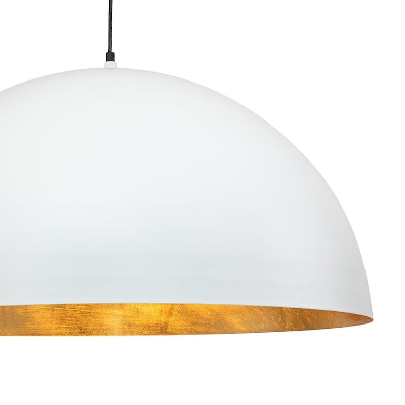 Industrial Oversized Metal Dome Pendant Light - Modern Farmhouse