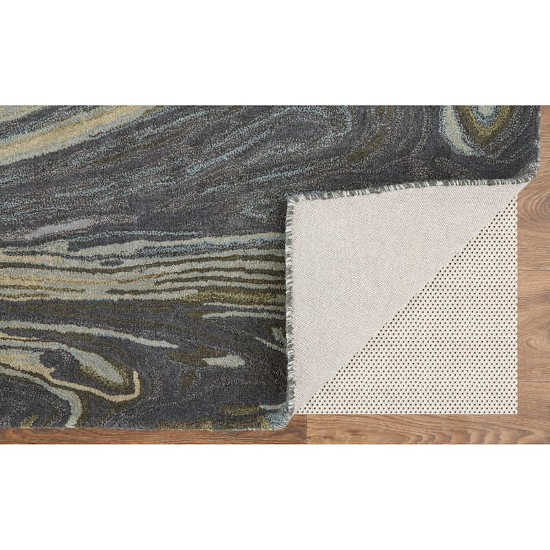Grand Bazaar Nakita Hand Tufted Abstract Transitional Area Rug