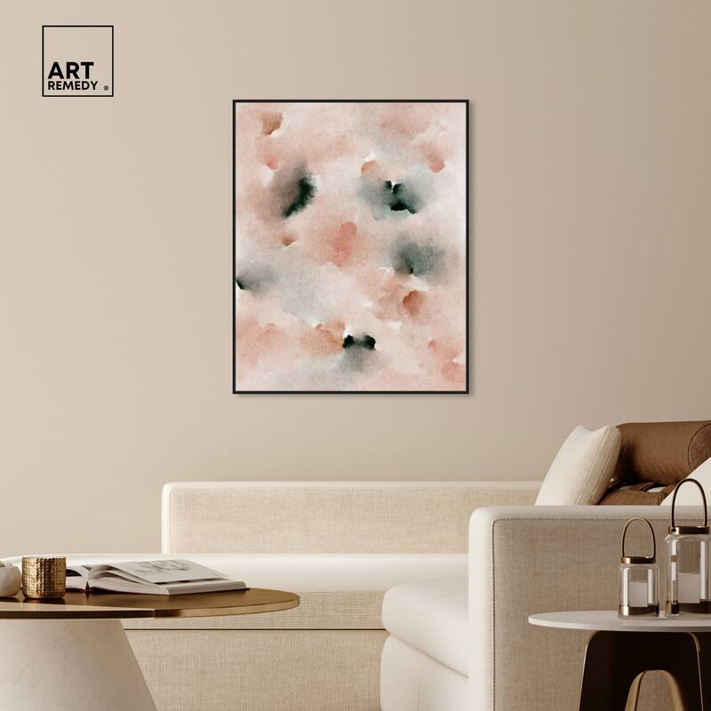 Art Remedy Smore'S Marshmallows Framed Watercolor Boho Abstracts